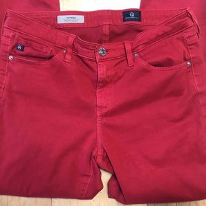 AG Red The Prima Cigarette Leg Sz 27